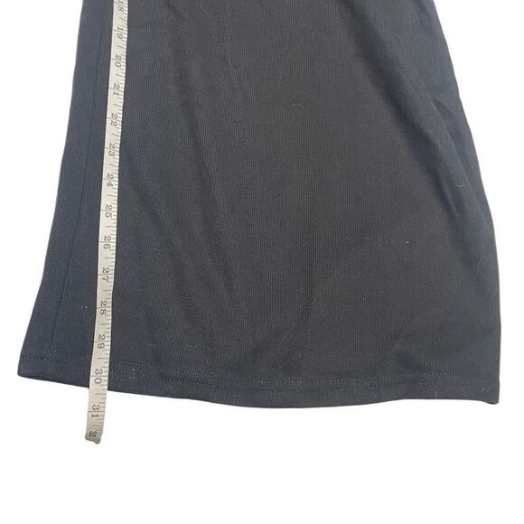 Jade by Jane Black Knit Button Front Wide Leg Jumpsuit - Picture 7 of 9